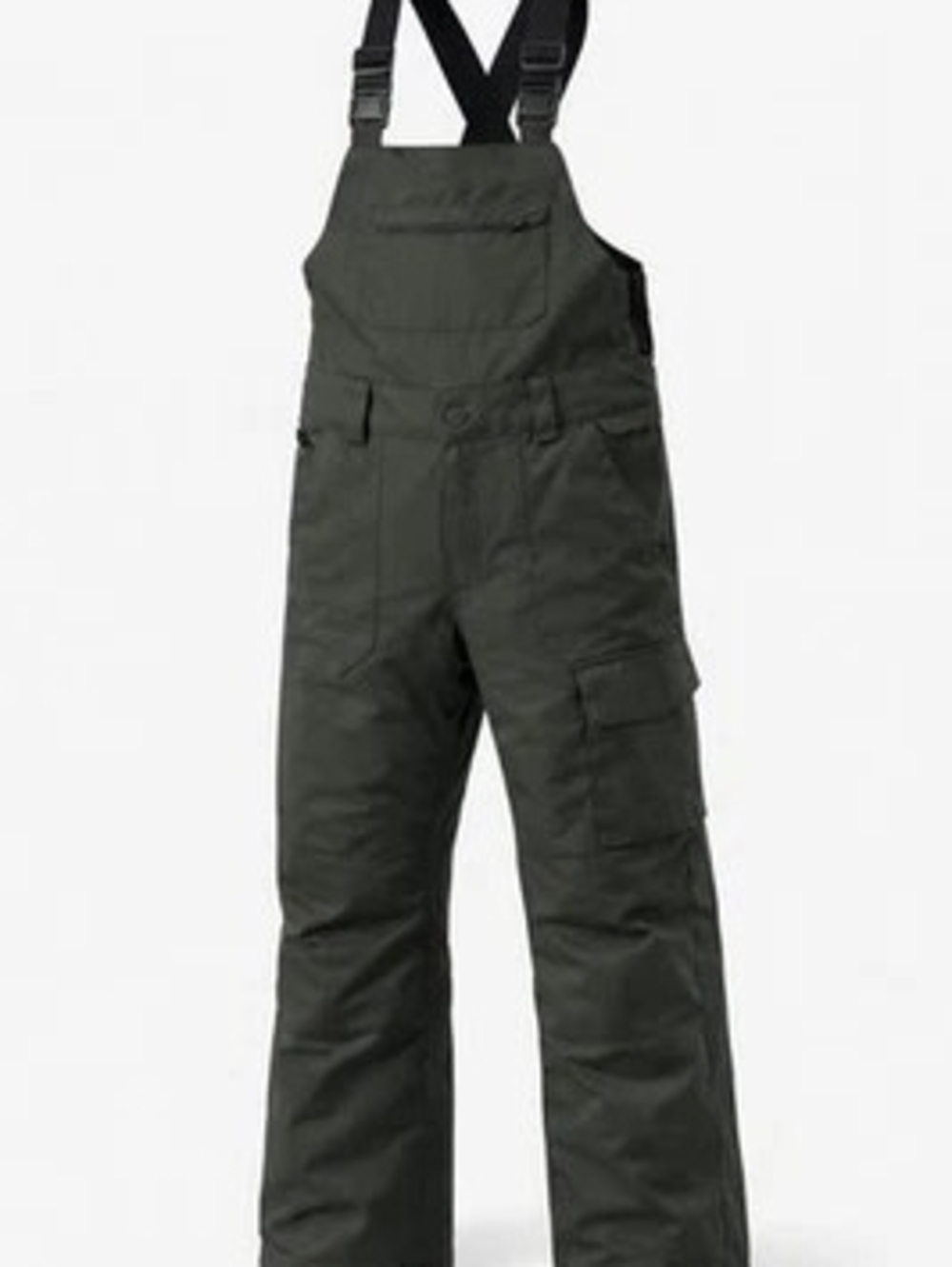Volcom Kids Olive Green Snow Bib Overalls